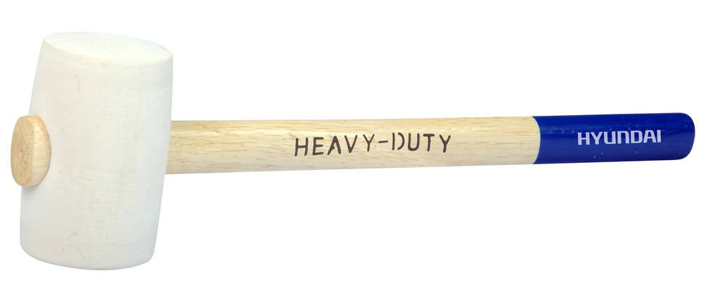 Rubber mallet | Hyundai - Rubber mallet wooden handle (50mm) HHT0015 Hyundai