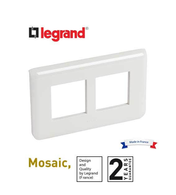 LEGRAND - Plate for 2 x 2 Modules 22.5 x 45 mm
