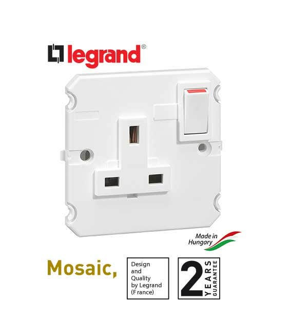 LEGRAND - 13A Single Double Pole switched Socket