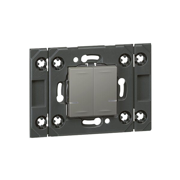 LEGRAND - Wireless Switch Arteor, 1 Gang, 4 Ways, ON/OFF, Magnesium
