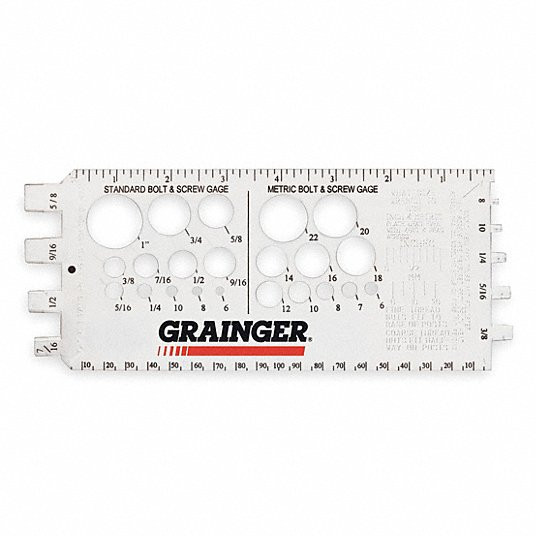 Thread Measuring Gauge, Length 9 inch, Width 3.8 inch