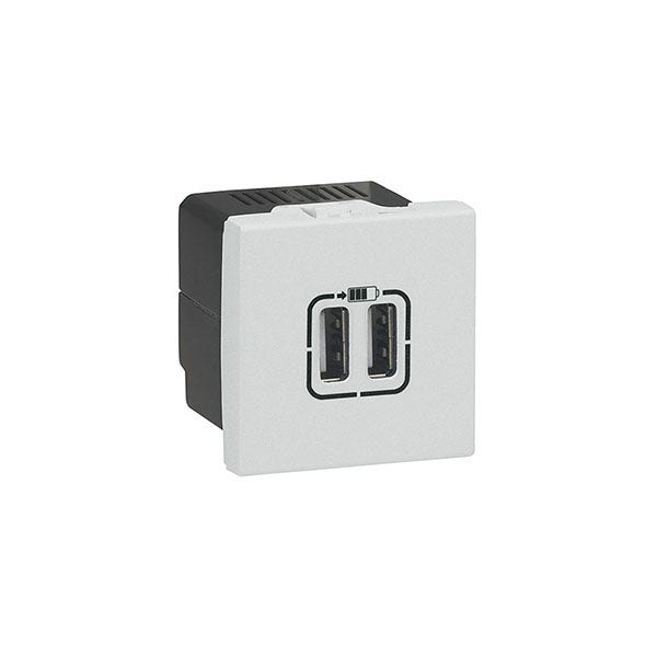 ليجراند - مخرج USB أرتيور - 5 فولت - 3 أمبير - 2 موديول - ألومنيوم 