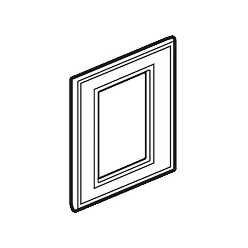 LEGRAND - Plate Arteor, for Video Internal Display Unit 2.5", BUS Alarm Module, 3.5" Touch Screen, Gold Brass