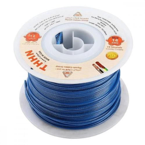 American electrical wire from Riyadh - size 16 - 500 feet - 600 volts - blue