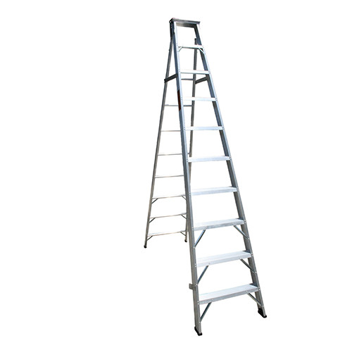 Aluminum Two-in-One Ladder Step 10 (3.0m to 5.6m)