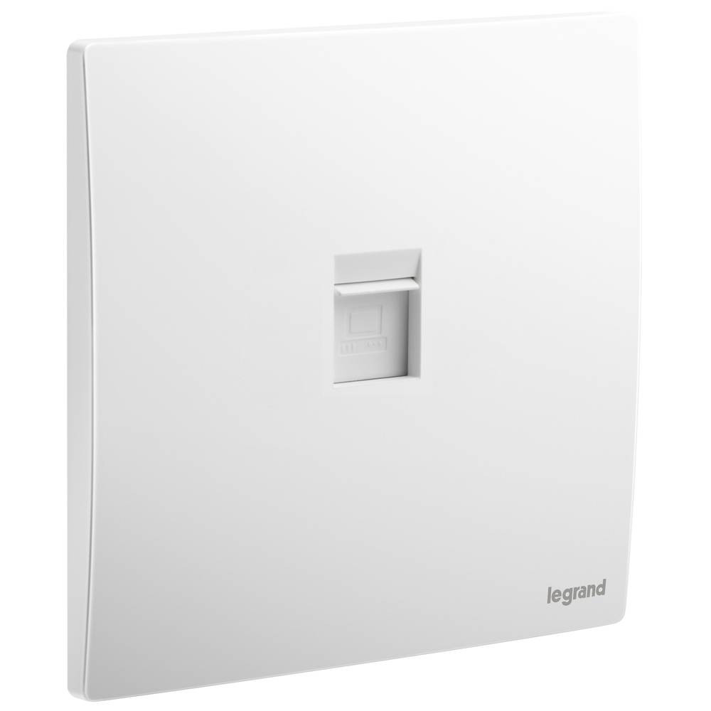 Legrand - Malia Data Plug - RJ 45 - CAT 6 - White
