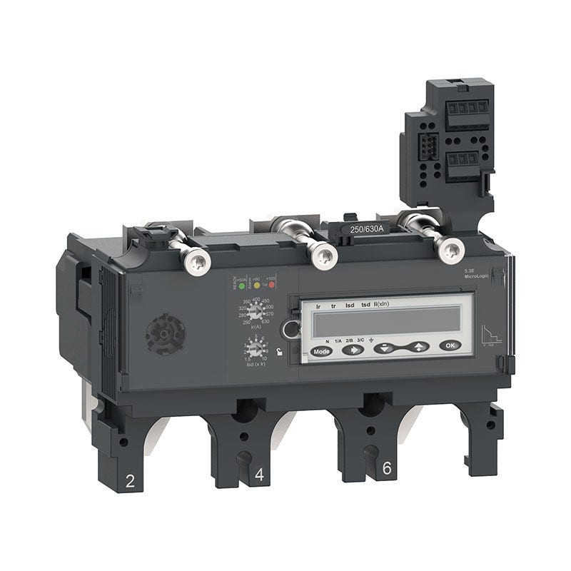 SCHNEIDER - Trip Unit MicroLogic 5.3 E for ComPacT NSX 400/630 Circuit Breakers, Electronic, 400A, 3P 3D