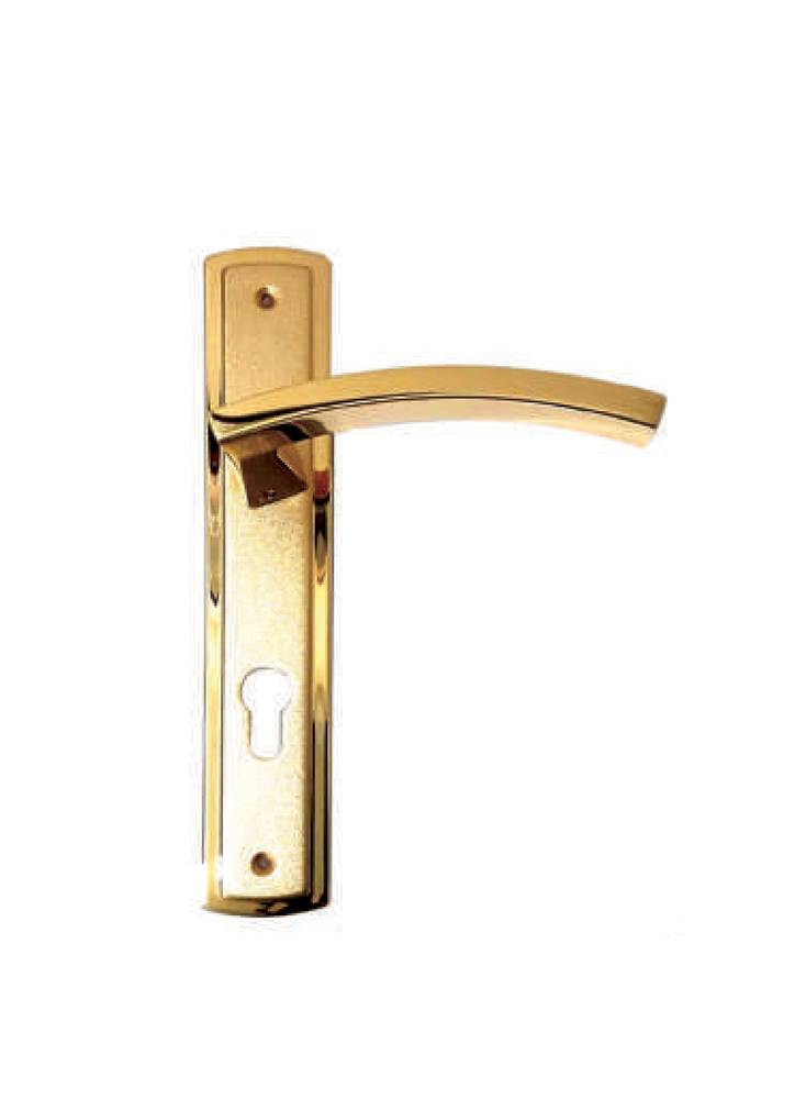 Kali Door Handle Matte Gold/Gloss Gold Model 1040