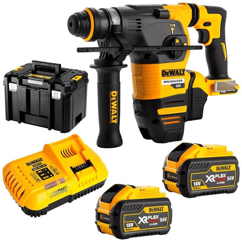 DEWALT - FLEXVOLT SDS+ Rotary Hammer, Brushless, 30mm, 54V XR, 9Ah