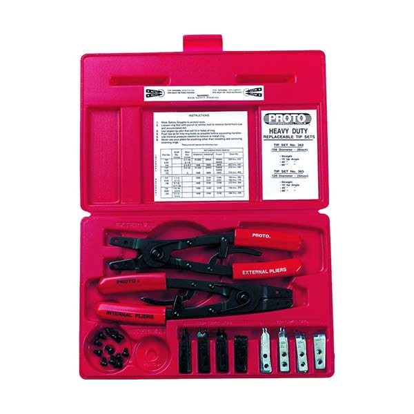 PROTO - Large Pliers Set with Replaceable Tips, 18 Pieces