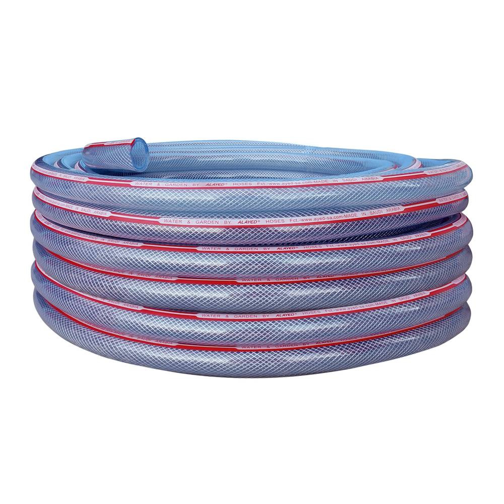Clear Hose with Polyster Yarn - 25meter - 1inch