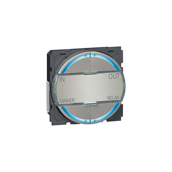 LEGRAND - KNX Control Unit Arteor, 4 Buttons/4 Action Points, Round, Magnesium