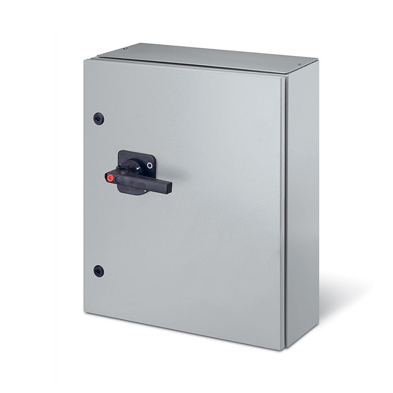 SCAME - Enclosed Switch Disconnector, 400A, 3P+N, IP65, DIN-NH, 500x700x250mm, KF4, IK10, General, Grey/Black