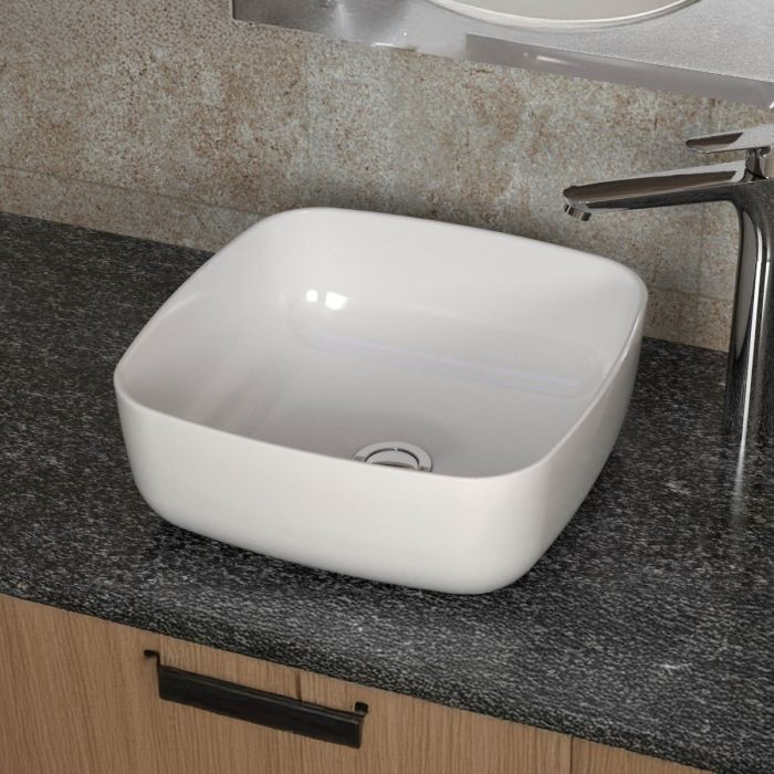 TYPE-E WB SQUARE TABLETOP WHITE