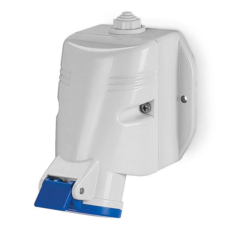 SCAME - Surface Mounting Socket, 32A, 2P+E, IP44, 6H, 200-250V, 50Hz 60Hz, Screw Terminals