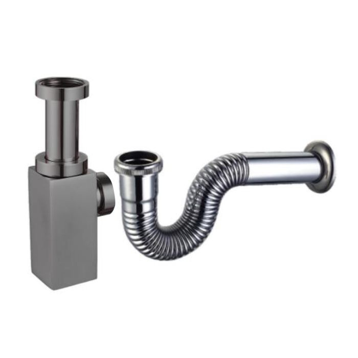 Bottle Trap 1 1/4" (Square) Gray - saudi ceramics