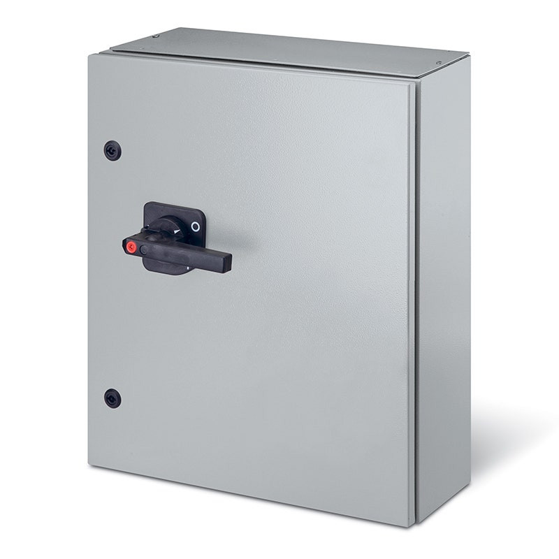 SCAME - Enclosed High Rating Switch Disconnector, 630A, 3P+N, IP65, 500x700x250mm, K4 IK10, General, Metal, Grey/Black