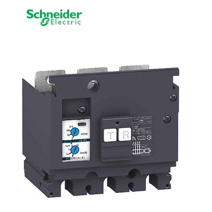 SCHNEIDER - Earth-Leakage add-on Protection Module, Compact NSX 100/160, ME Type, 200 VAC To 440 VAC, 30mA, 4P