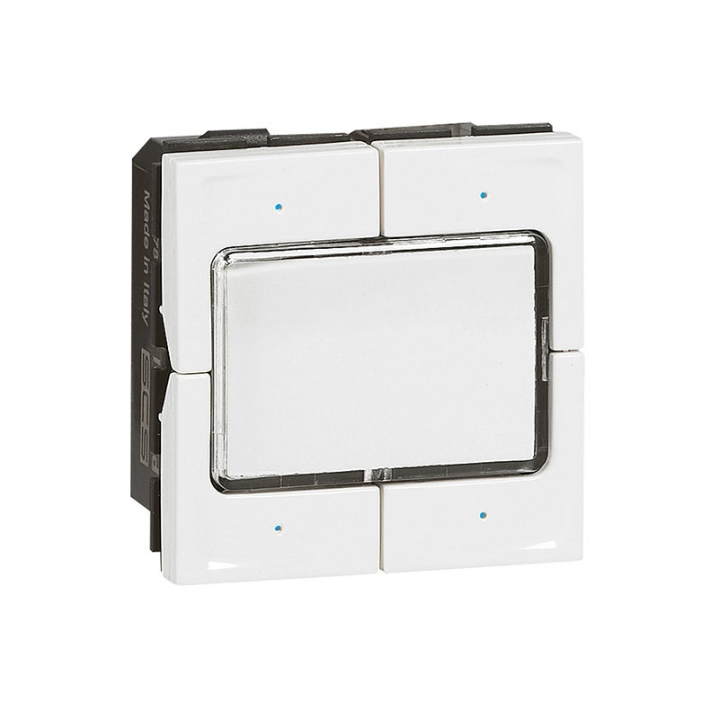 LEGRAND - KNX Control Unit Mosaic, 4 Buttons/4 Action Points, White