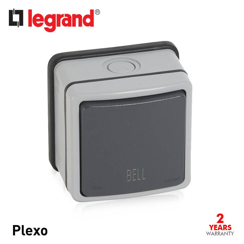 LEGRAND - Push-Button Plexo 66, 1 Gang, 2 Way, with ''Bell'', 6 A 250 V~