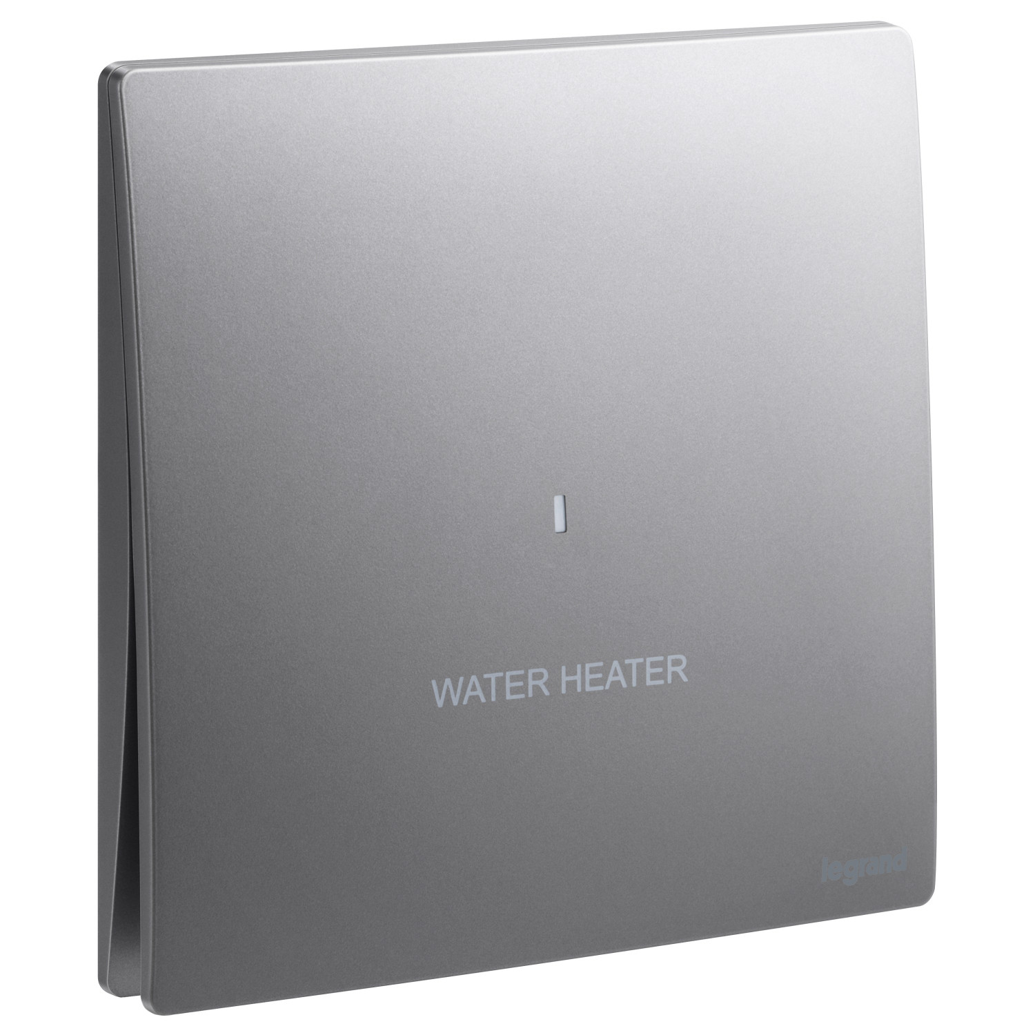 ليجراند - مفتاح سخان ماليا - 20 أمبير - 250 فولت - مع علامة Water Heater - لون فضي غامق