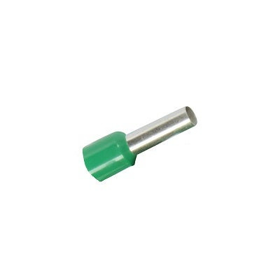 LEGRAND - Ferrule W/ Insl Flange 6mm, Green, 250/Pkt