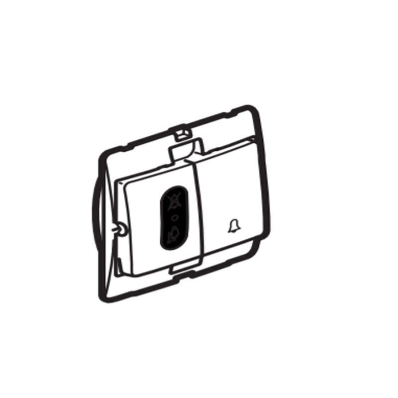 DISCONTINUED LEGRAND - Push-Button for Hotel Mallia, Do Not Disturb/Occupied/Clean Up Bell, 230 V~