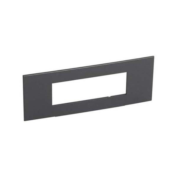 LEGRAND - Plate Arteor, Italian/French/German, Square, 6 Modules, Graphite