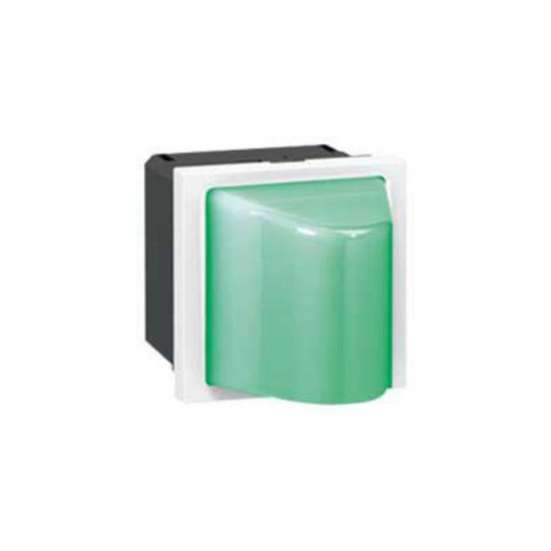 LEGRAND - Bulkhead Mosaic, 12-24V~/=, 0.6W, 2 Modules, Green