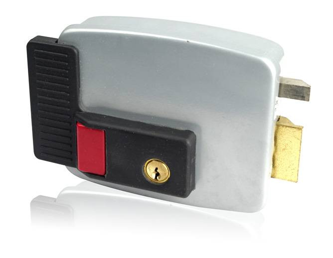 Electric Iron Door Lock | VITORIA - 70 mm - CISA Type / Separate - Gray