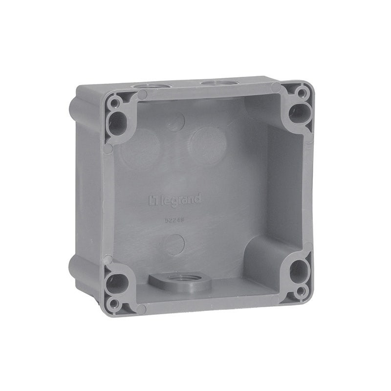 LEGRAND - Box Hypra, IP44, for Prisinter Surface Mounting Sockets, 16A, 3P+N+E, Plastic