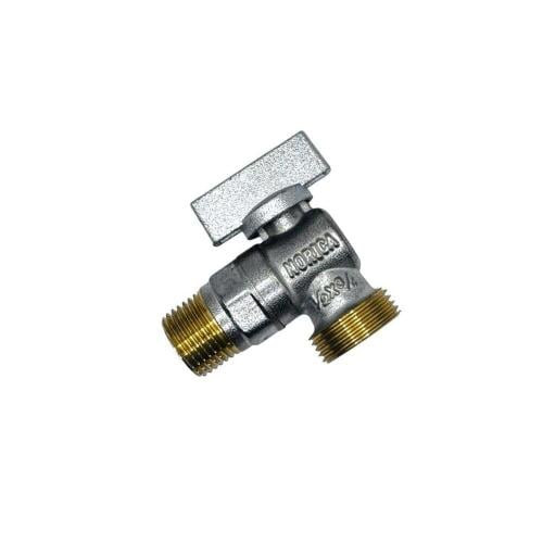 Italian Norica washing machine valve - silver