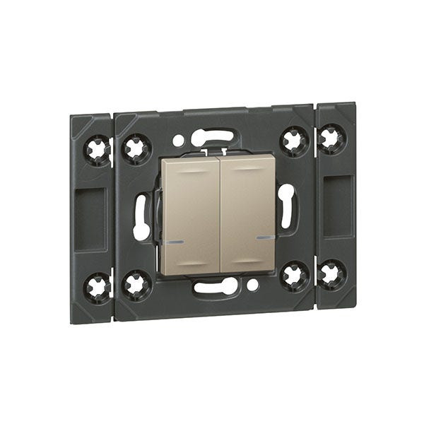 LEGRAND - Wireless Switch Arteor, 1 Gang, 4 Ways, ON/OFF, Champagne