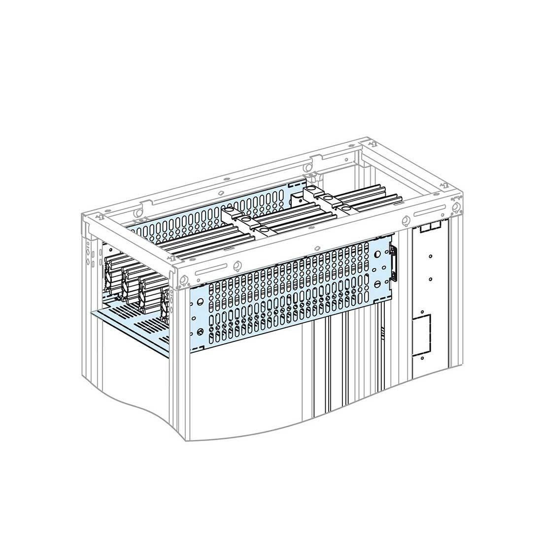 SCHNEIDER - Form 2 Cover For Horizontal Busbars Linergy 2500A Or BS 3200A, W400 mm, D600 mm