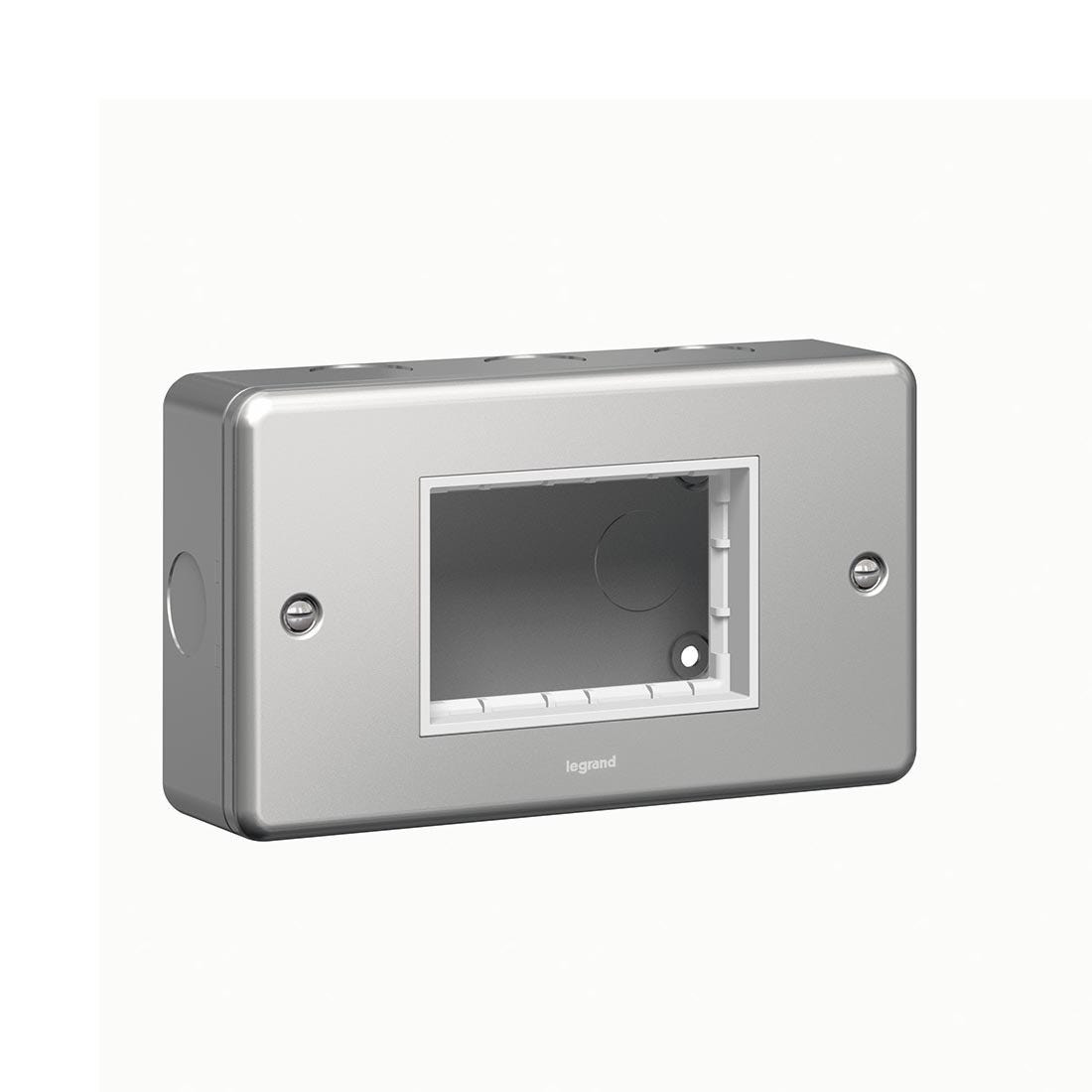 LEGRAND - Carrier Plate Synergy, for 3 Mosaic Modules, 2 Gang 