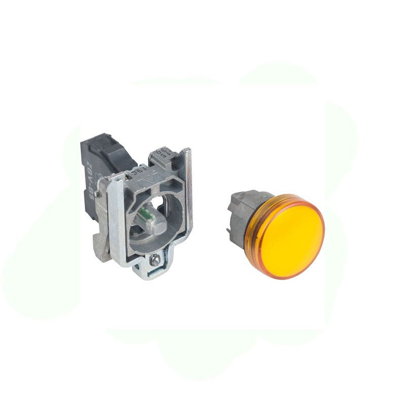 SCHNEIDER - Pilot Light Integral Led, 24V AC/DC, Yellow