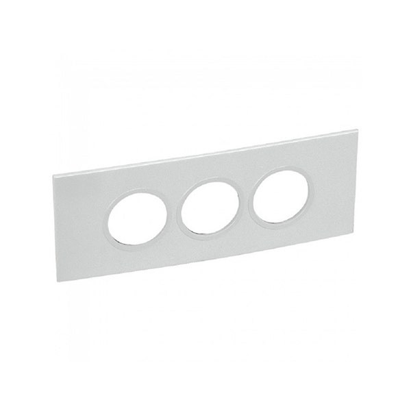LEGRAND - Plate Arteor, BS, Round, 6 Modules, Soft Aluminium