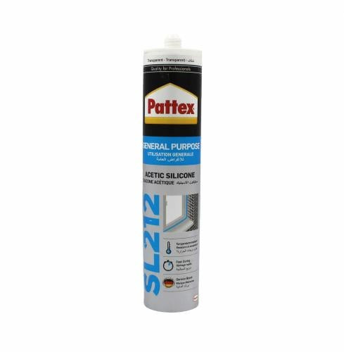 Pattex -Silicone Sealant- 280 ml- SL212- Transpartent