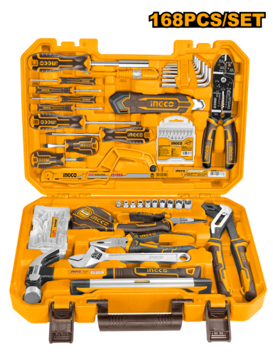 168 Pcs handtools setشنطة عدة من 168 قطعة