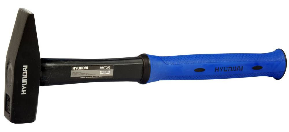 Mechanical Hammer with Fiberglass Handle | Hyundai - Regular Hammer with Fiberglass Handle (500g) with Rubber Grip HHT005 Hyundai