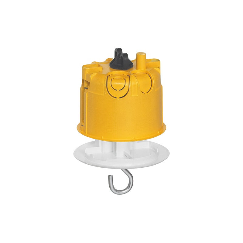 ليجراند - علبة Batibox Light، مع غطاء DCL لنقطة المركز، Ø67 مم، عمق 50 مم، جدار جاف