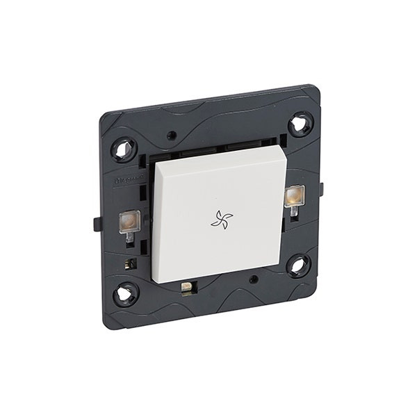 LEGRAND - Triple Pole Fan Isolator Arteor, 1 Gang, 10A, Square, White