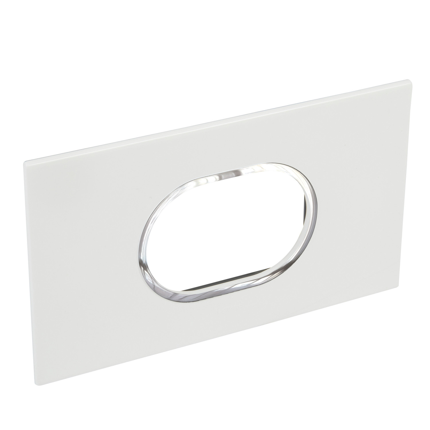 LEGRAND - Plate 3Mod Round 1G BS, White, Arteor