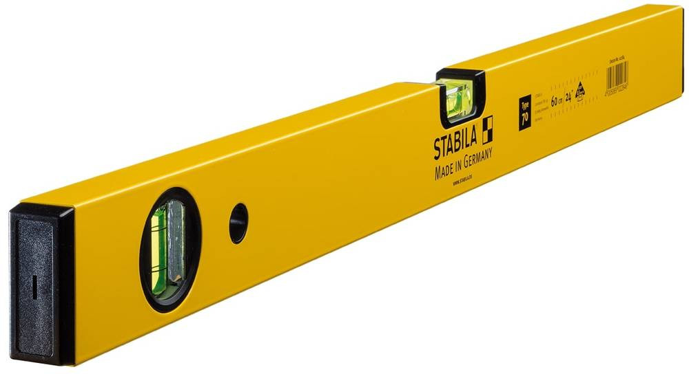 Aluminum Water Level - 30 cm - Yellow