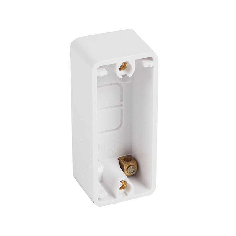 LEGRAND - Backbox Synergy, 1 Gang, Depth 25mm, Surface Mounting, White, Architrave