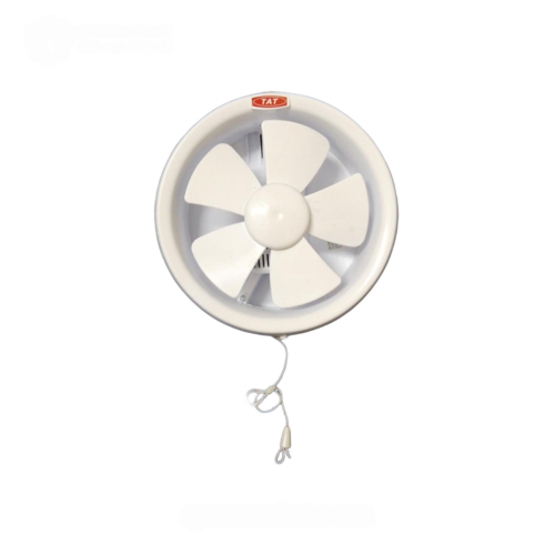 Exhaust fan, 20 cm, white plastic