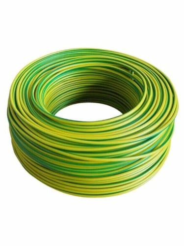 Riyadh Low Voltage Unarmored Cable - Size 1x10 mm - Green x Yellow