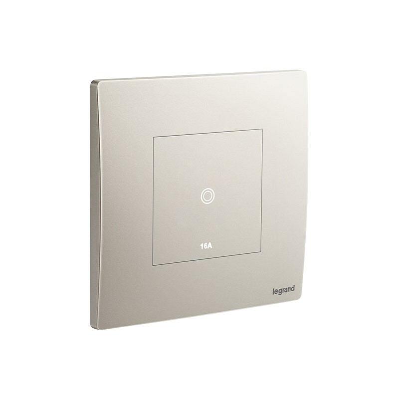 LEGRAND - Touch Switch, Mallia Senses, 1 Gang, 1 Way, 16AX, 240V, Champagne