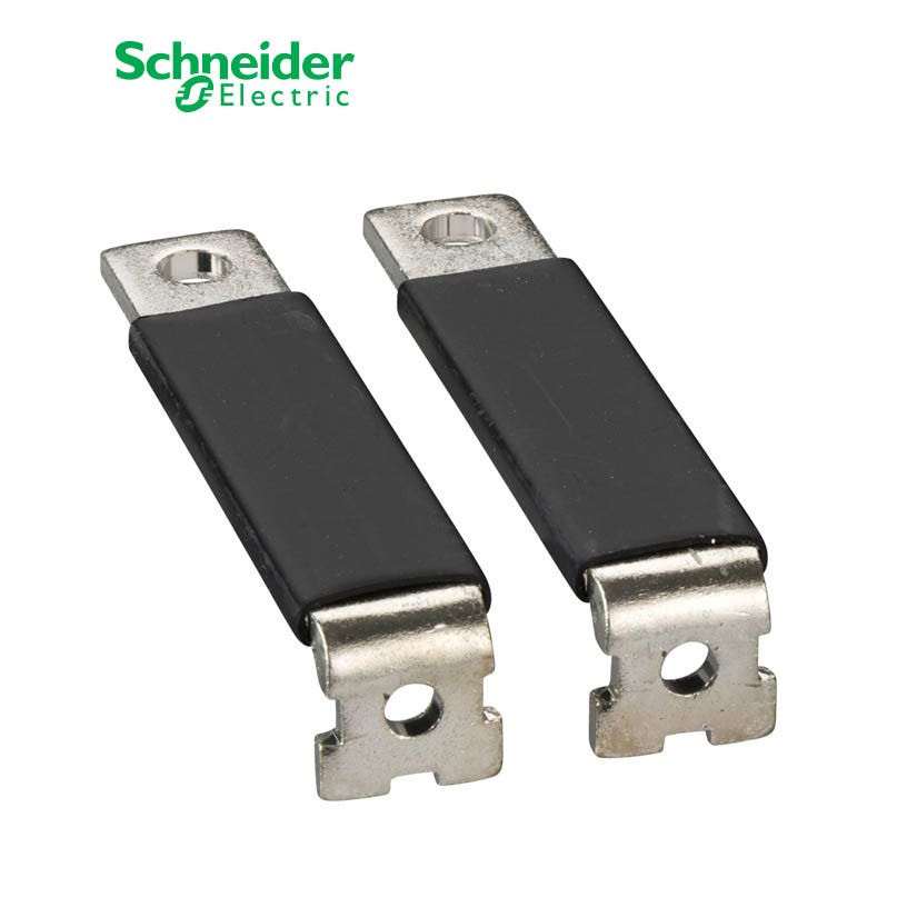 SCHNEIDER - Long Insulated Right-angle Terminal Extensions for Plug-in Base, ComPact NSX 400/630, Set of 2 Parts