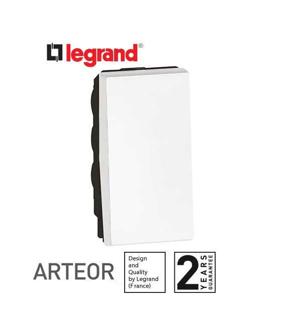 LEGRAND - Switch 1-Way Arteor, 20 AX, 250 V~, 1 Module, White